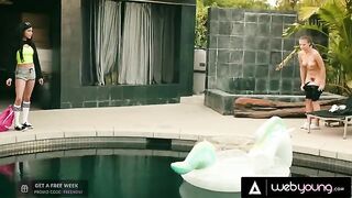 Savannah Sixx cheats on her BF with skater babe Gia