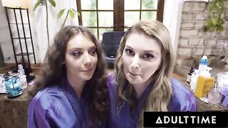 Lesbian Hair Stylists Elena Koshka and Bunny Colby get fucked in front of you in POV