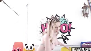 Rebel Rhyder gets her asshole gapped in this hot TrueAnal scene