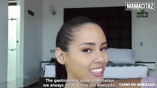 The first time with a big dick for cute brunette Andreina De Luxe
