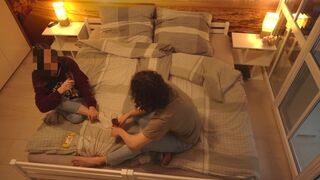 A hot amateur couple is getting down and dirty on camera
