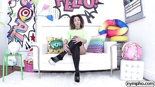 Petite Latina Kira Perez gets her pussy pounded hard in intense action