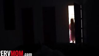 The lucky guy fucks his stepmom Jessica Starling's natural tits in the pool