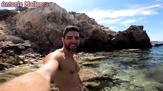 Skinny teen gets fucked on a public nude beach