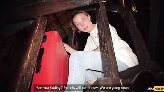 My little stepsister is sucking my cock for any reason - POV 4K