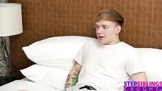 Petite blonde gets fucked hard by her stepbrother