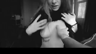 A beautiful girl was fucked in her wet pussy and received a creampie