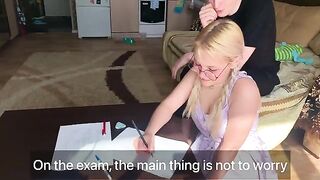 The student could not pass the subject, so she had to turn to the tutor