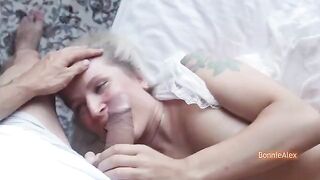 A couple enjoys sensual and passionate sex right at home, showcasing real intimacy