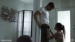 A couple’s sexy time is interrupted by a knock on the door