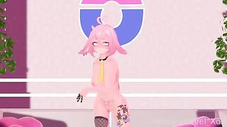 First-time anal sex with a popular virtual YouTuber