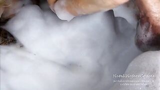 A blowjob in the bath and then I get her tight pussy