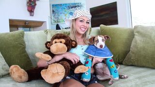 Cute Zoey Monroe gets her juicy ass smashed by French stud in hardcore action