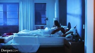A goddess Elena Koshka gets fucked by two guys in hardcore action