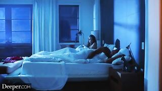 A goddess Elena Koshka gets fucked by two guys in hardcore action