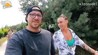 Real couples Fucking in Public with Owias Couple and KleoModel