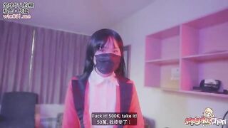 Yumeko Kakegurui lost a bet, her pussy gets fucked without panties