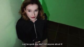 A couple fucked in the entrance of his house, as his parents were at home