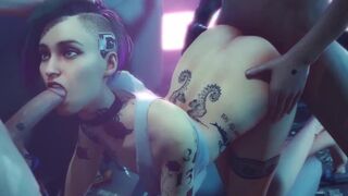 Cyberpunk 2077 compilation of Judy Alvarez and Panam Palmer's hottest scenes