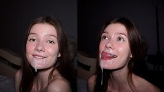 Young amateur with a gorgeous face loves being choked - MIRARI