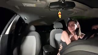 My girlfriend and I discussed in the car, and my friend joined us