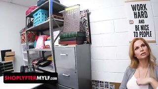 Sedona Reign, the big-titted MILF, gets caught and pleads