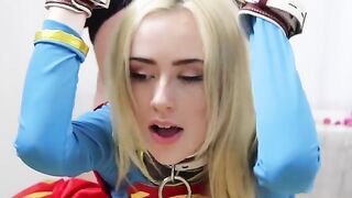 Candy White, tied up and gagged, fantasizes about escaping and wreaking havoc
