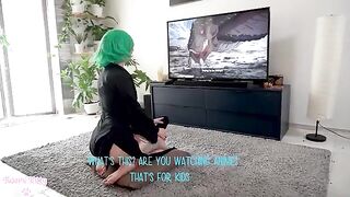 Tatsumaki from One Punch Man gets fucked by Saitama in a steamy scene