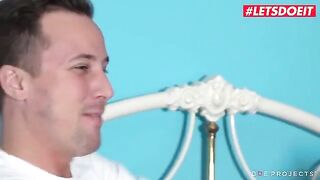Big ass American babes Valentina Nappi, Abella Danger, and Vicki Chase fuck in a house