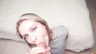 Guy came to his step sister to get his cock sucked and get fucked