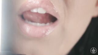 Brunette with big natural boobs gets fucked hard in anal