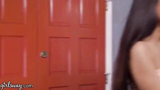 Hot girl Eliza Ibarra caught by pervert stepmom in a compromising act