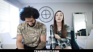 James Angel fucked petite GF Dani Blu in crazy poses hard