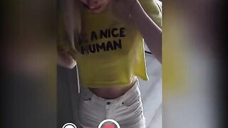An exchange student meets a cute girl in the house to stay