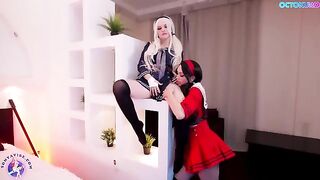 Cosplay girl Babydoll fucked by horny doppelganger