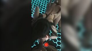 Tifa Lockhart in hot threesome action, fucked against the wall