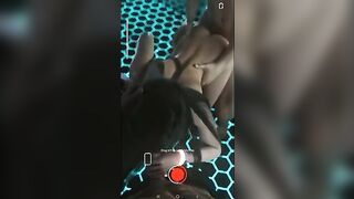 Tifa Lockhart in hot threesome action, fucked against the wall