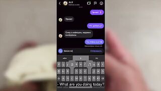 The dick is missing the mouth, so the girl is coming over