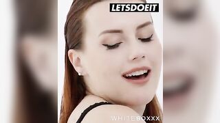 Charlie Red, the cute ginger, gets creampied by her loving partner in a passionate scene