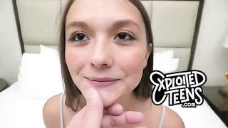 Brand new 18 yo star gets fucked and receives a cumshot