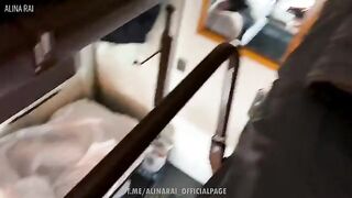 A stepson got a bit too close to his stunning stepmom on the train