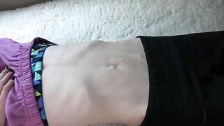 Fetish compilation with belly button play and more