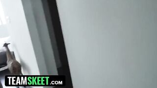 The hottest stepsister ever gets her ass banged hard
