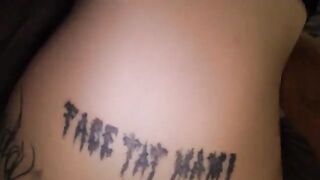 The man roughly fucked his girlfriend with passion