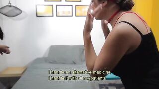 The doctor gave a great anal treat to Salome Gil for her illness