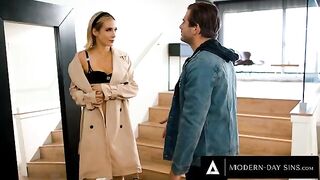Aiden Ashley gets punished for being with her best friend's significant other
