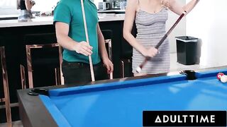 Roommates Paige Owens and Kay Lovely fuck with stud
