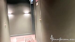 A lucky guy gets a blowjob from a skinny girl in this steamy scene