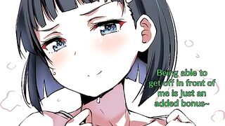 Sword Art Online Hentai: Suguha Kirigaya Joins You for a Steamy Bath Experience