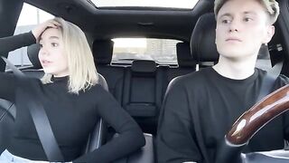 A short-time taxi trip ended with a blowjob from the girl